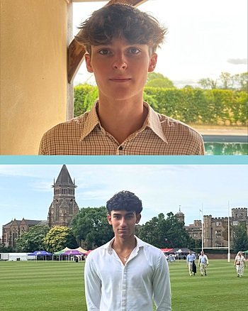 Orlando and Rhys secure degree