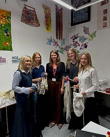 Today, our Textile students in