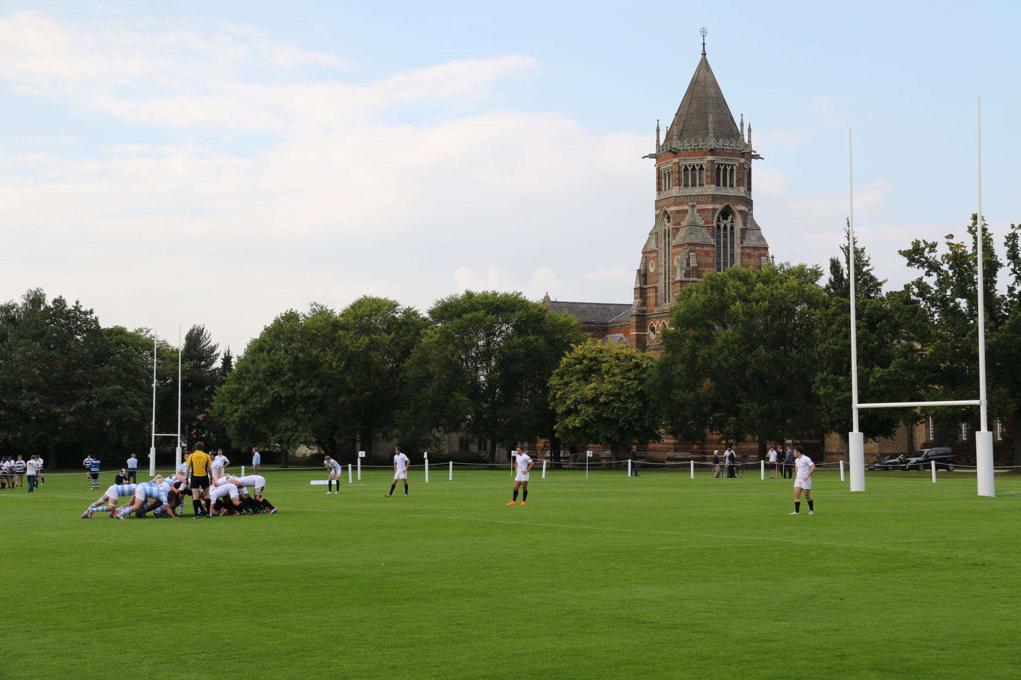 World's Largest Rugby Scrum Rugby School