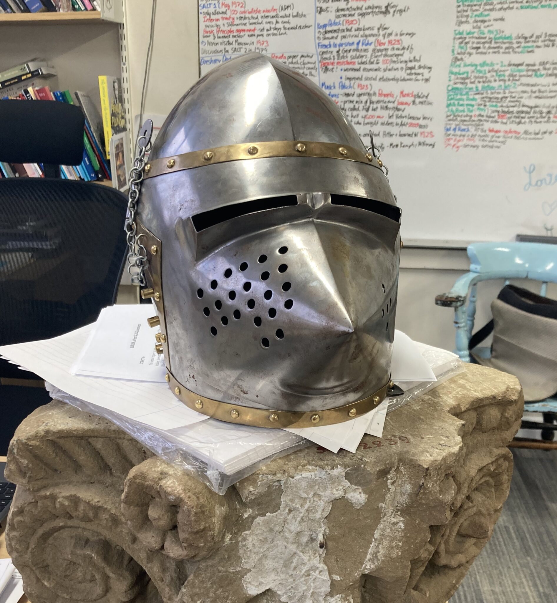 Knight’s helmet challenge for sixth form candidates