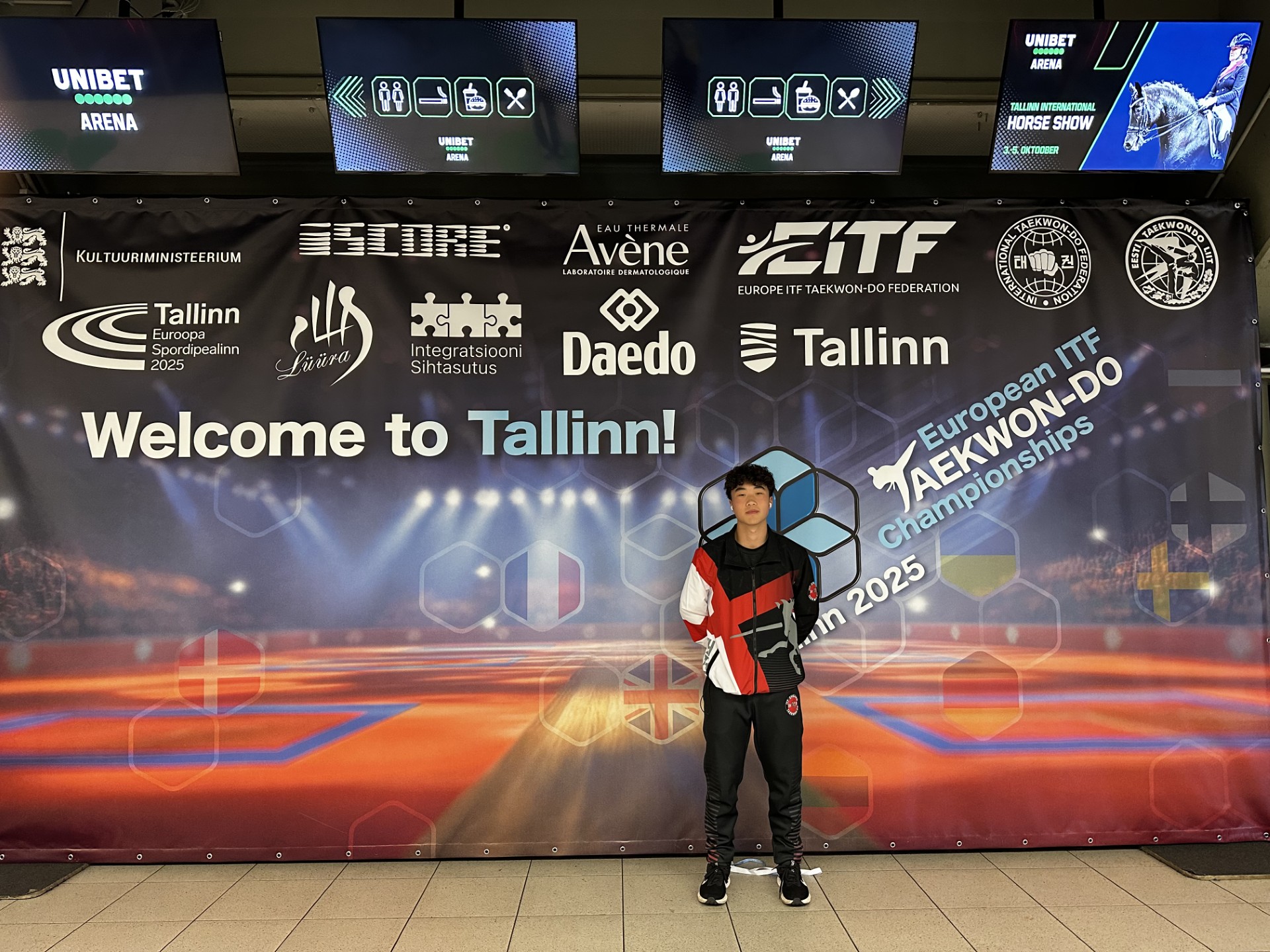 Rugby School Student Lucca Competes at Taekwondo European Championships