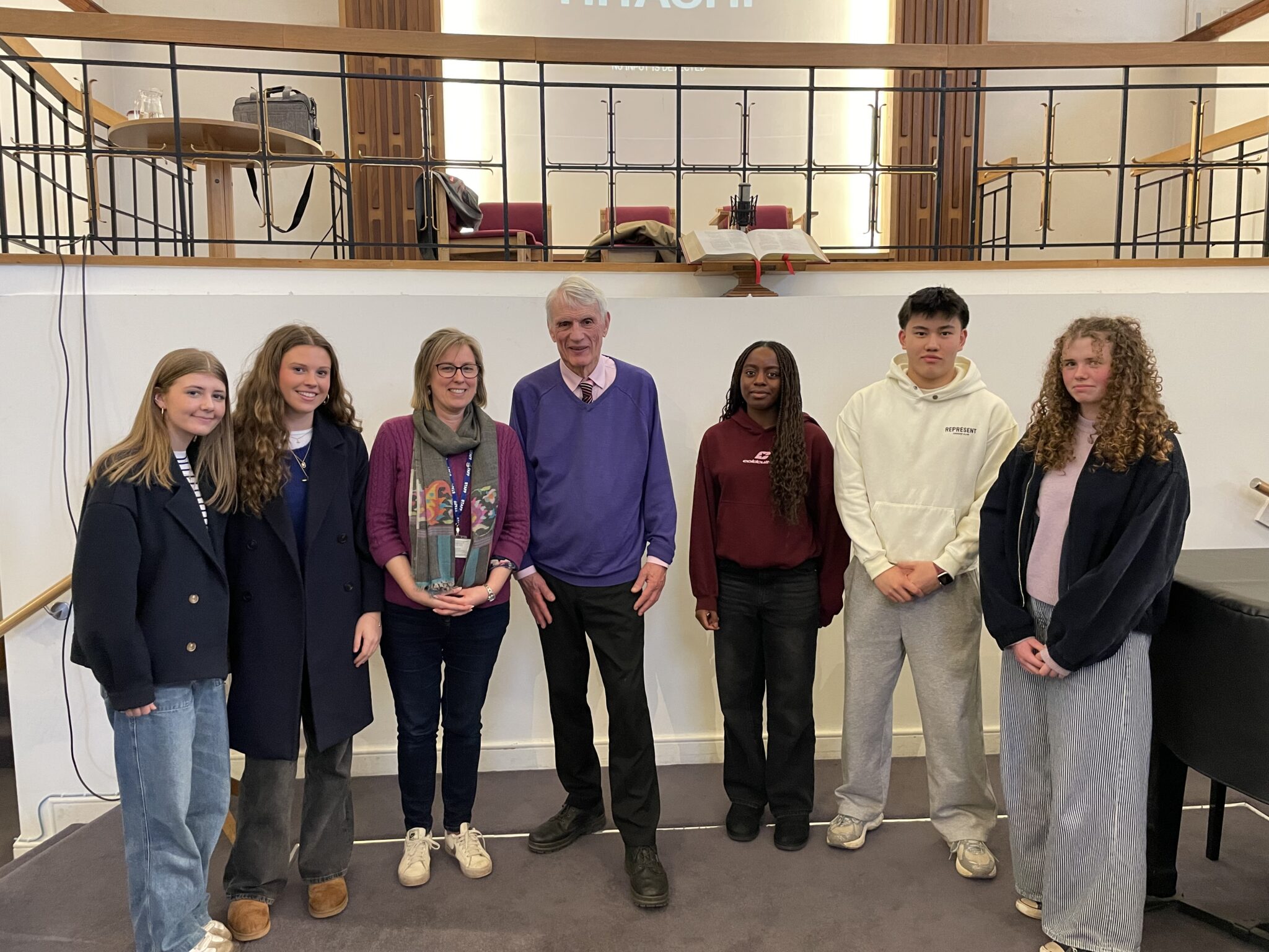 Philosophy and Theology Students meet Dr Peter Vardy