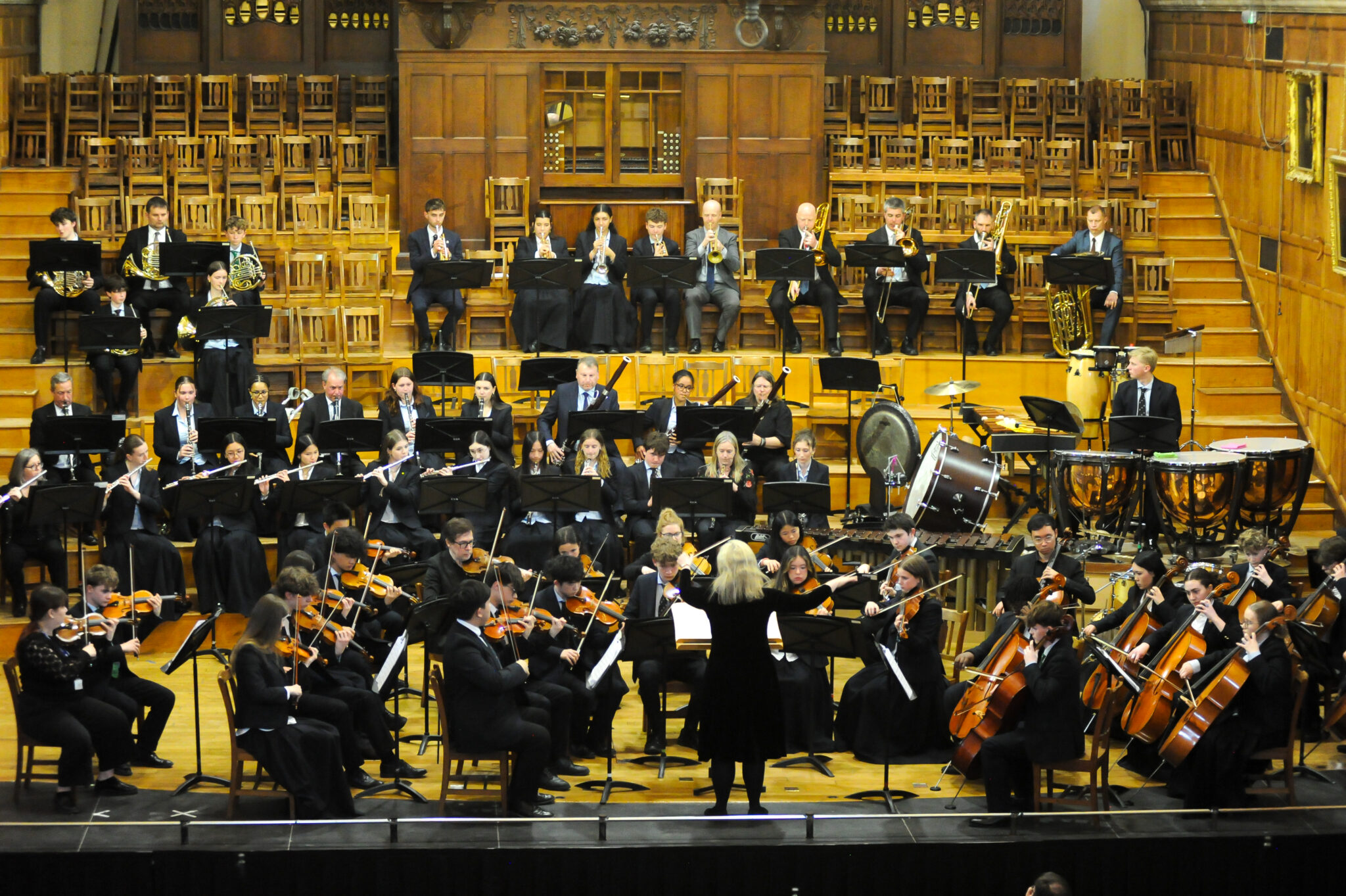 Rugby School Concert Band, Jazz Band and Symphony Orchestra perform in TSR